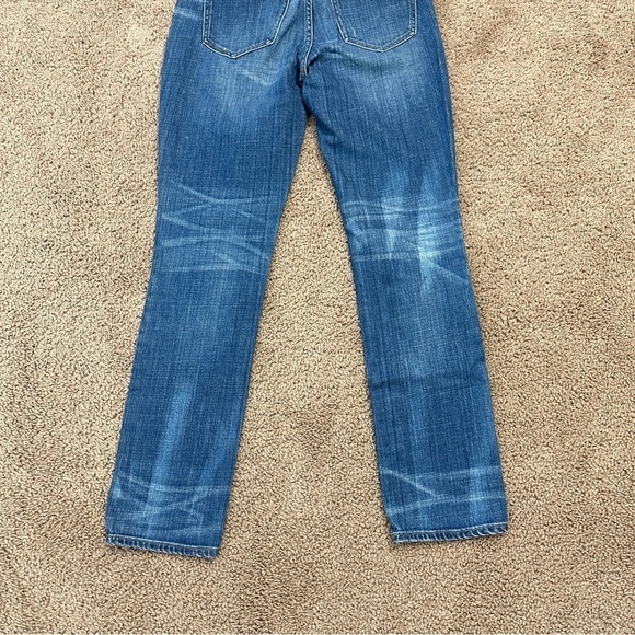 Madewell Women's Distressed Slim Boyjean in Blue Color sz 24 - Picture 10 of 14